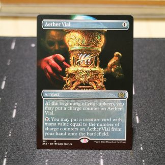 Aether Vial #391 Double Masters 2022 (2X2) hologram mtg proxy for GP FNM magic the gathering tournament proxies