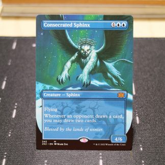 Consecrated Sphinx #345 Double Masters 2022 (2X2) hologram mtg proxy for GP FNM magic the gathering tournament proxies