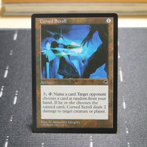 Cursed Scroll Tempest (TMP) mtg proxy for GP FNM magic the gathering tournament proxies