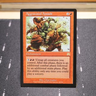 Aggravated Assault Onslaught mtg proxy for GP FNM magic the gathering tournament proxies