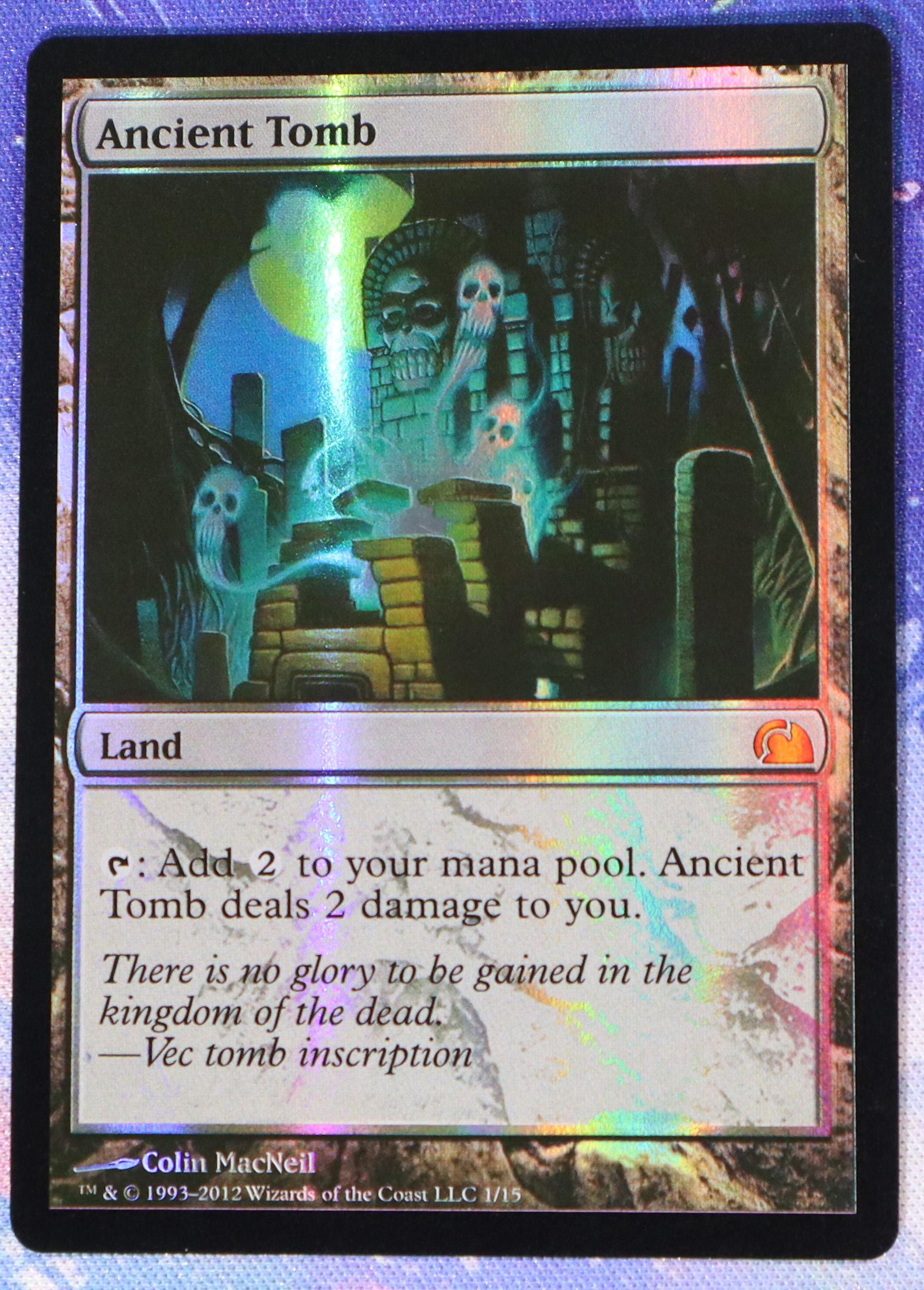 Ancient Tomb From the Vault: Realms (V12) foil – Usea Magic Proxy